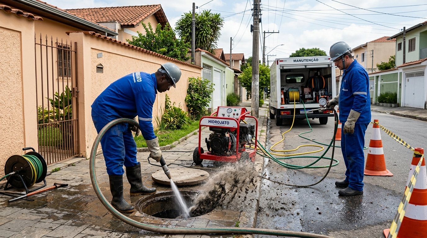 Hidrojateamento Residencial em São Bernardo do Campo‑SP